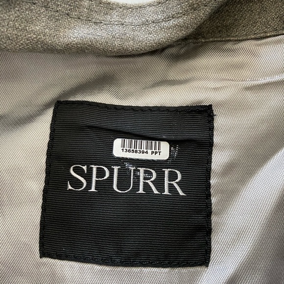 Simon Spurr | Linen motto zipper jacket - Picture 4 of 8